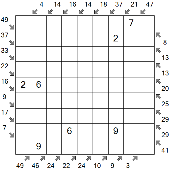 Little Killer Sudoku - Medium