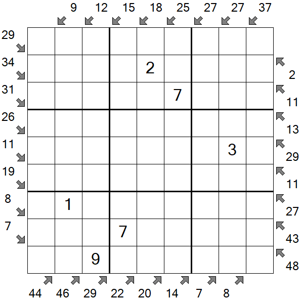 Little Killer Sudoku - Medium
