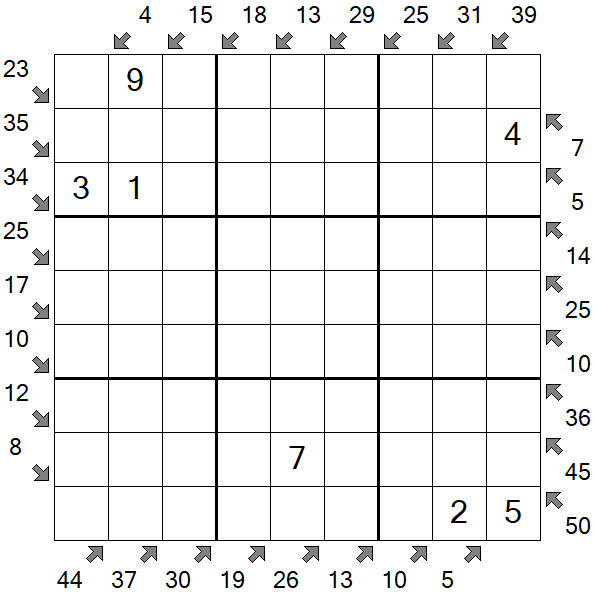 Little Killer Sudoku - Medium