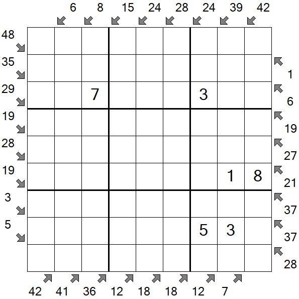Little Killer Sudoku - Medium