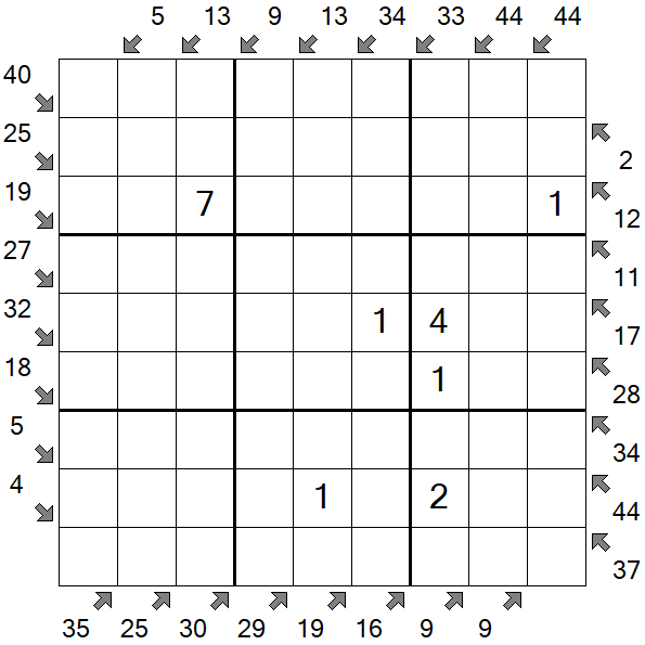 Little Killer Sudoku - Medium