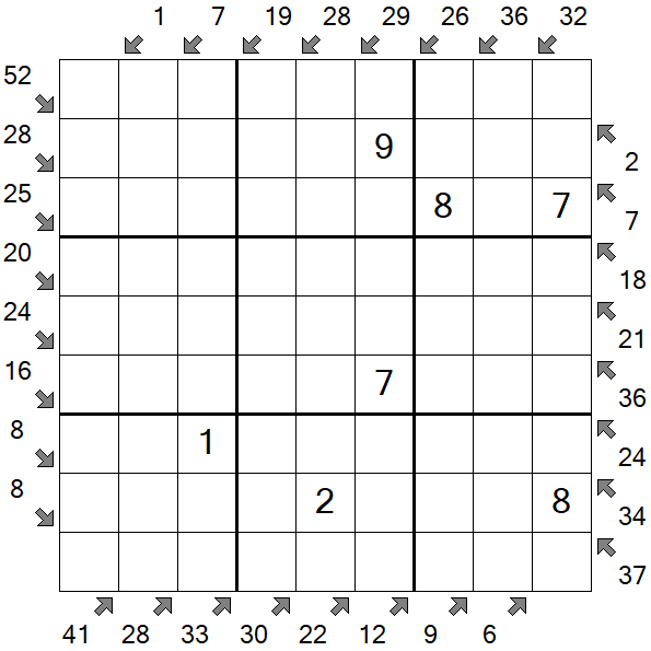 Little Killer Sudoku - Medium