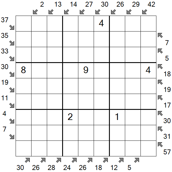 Little Killer Sudoku - Medium