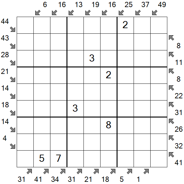 Little Killer Sudoku - Médio