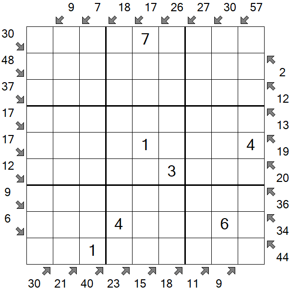Little Killer Sudoku - Medium