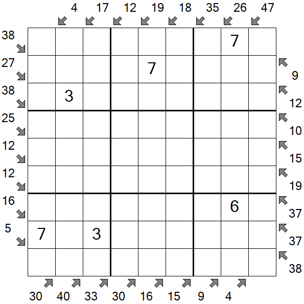 Little Killer Sudoku - Medium