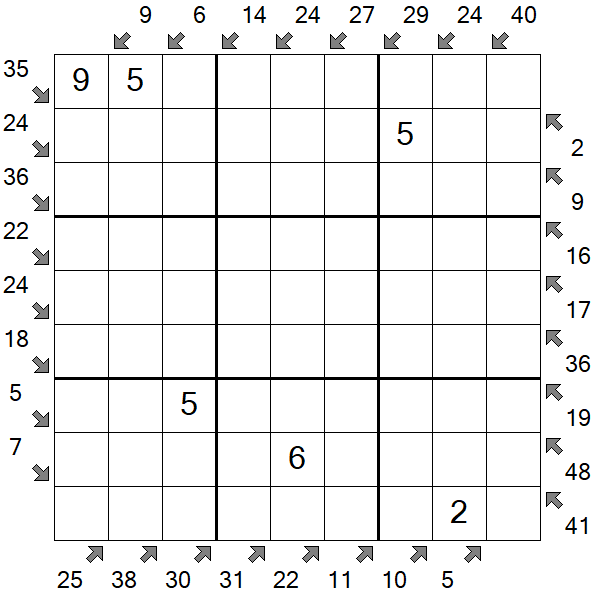 Little Killer Sudoku - Medium