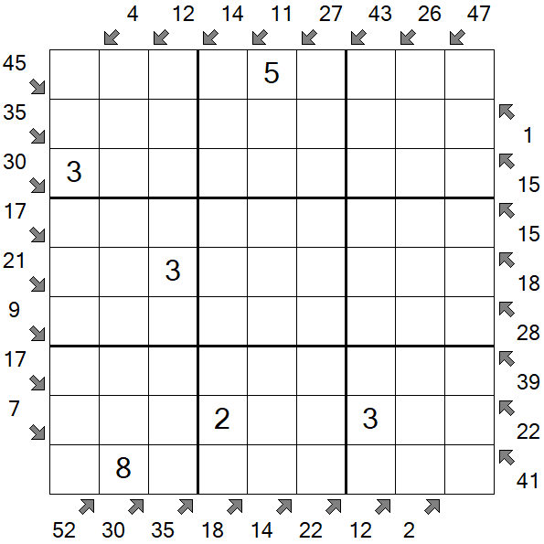 Little Killer Sudoku - Medium