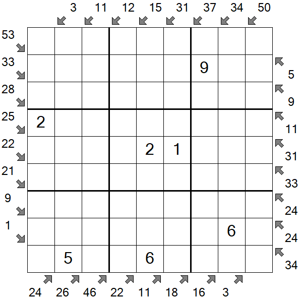 Little Killer Sudoku - Medium