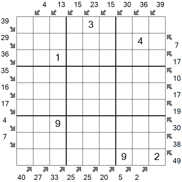 Little Killer Sudoku - Medium