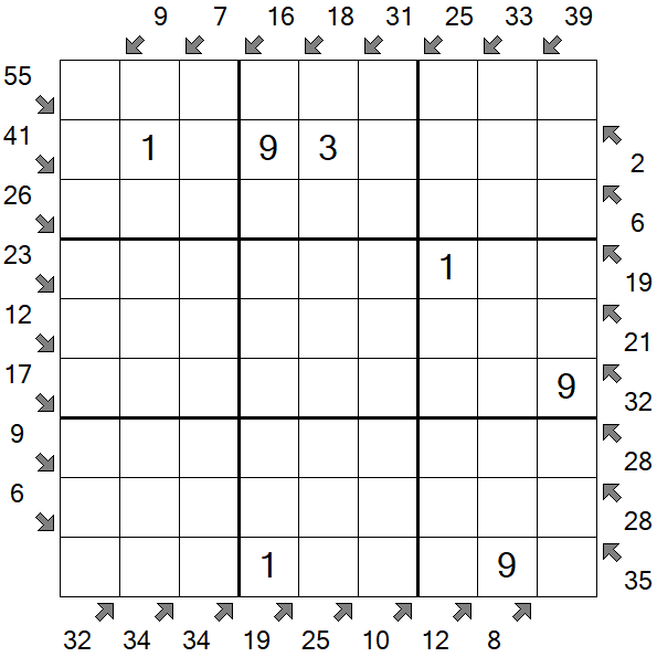 Little Killer Sudoku - Medium