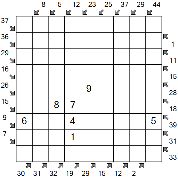Little Killer Sudoku - Medium