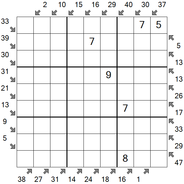 Little Killer Sudoku - Medium