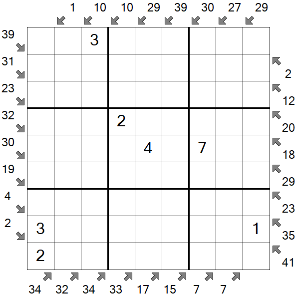 Little Killer Sudoku - Medium