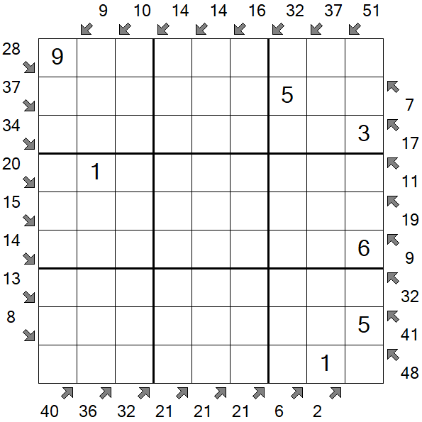 Little Killer Sudoku - Medium