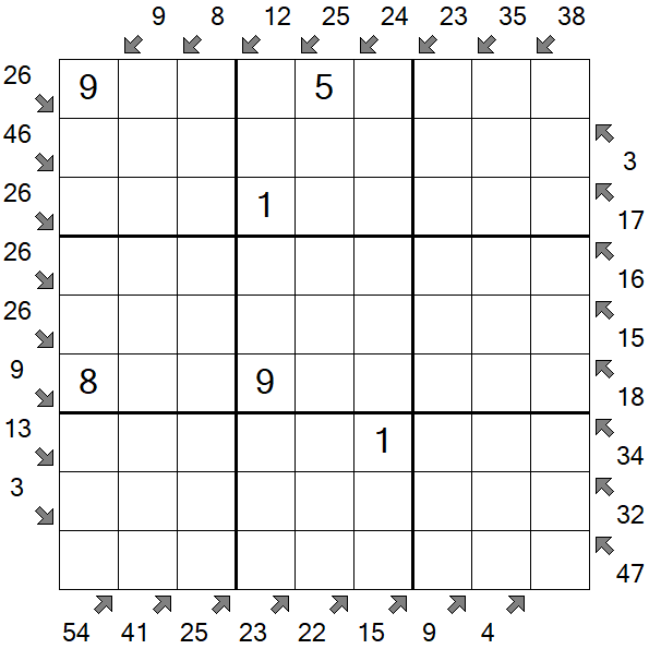 Little Killer Sudoku - Médio