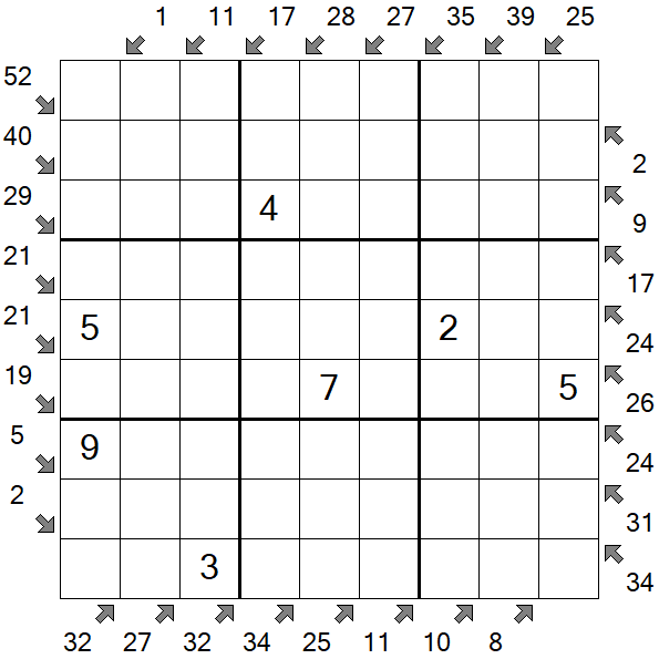 Little Killer Sudoku - Medium