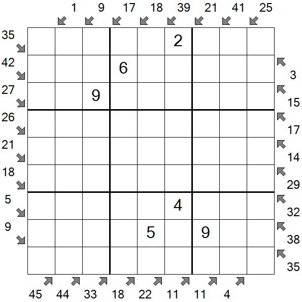 Little Killer Sudoku - Médio