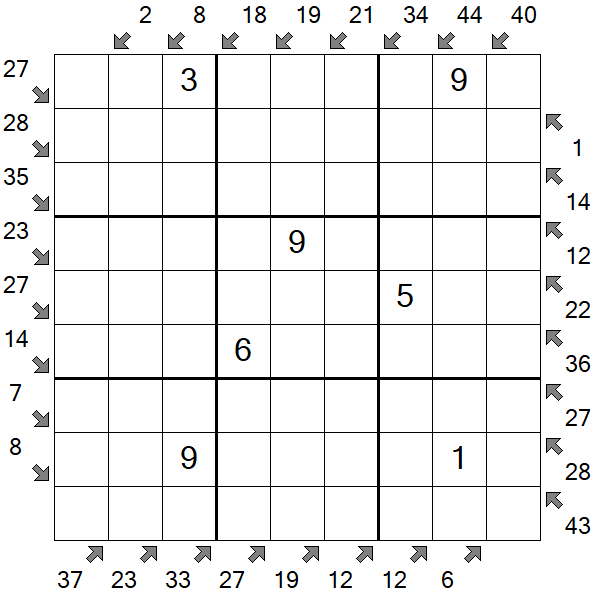 Little Killer Sudoku - Medium