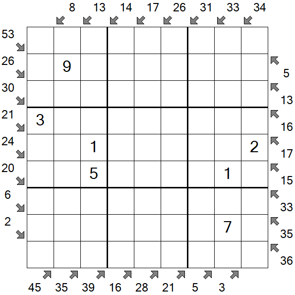 Little Killer Sudoku - Medium