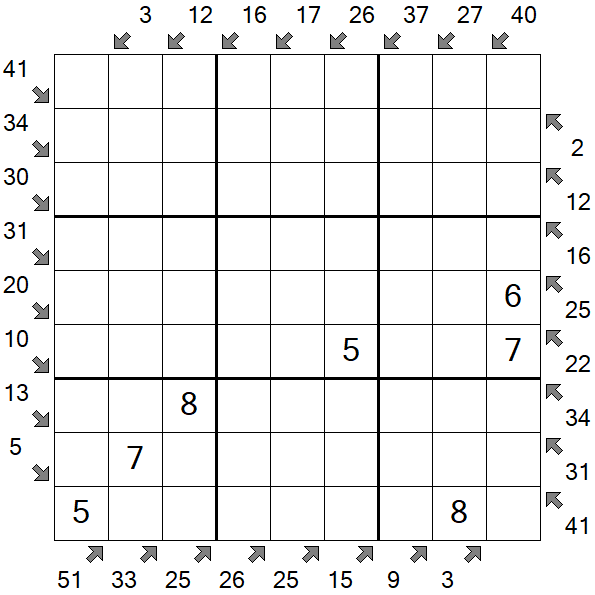 Little Killer Sudoku - Medium