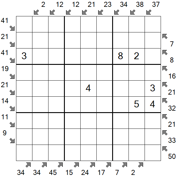 Little Killer Sudoku - Medium