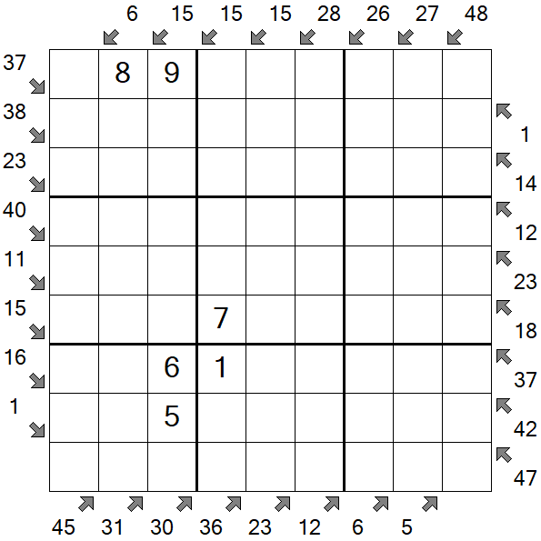 Little Killer Sudoku - Medium