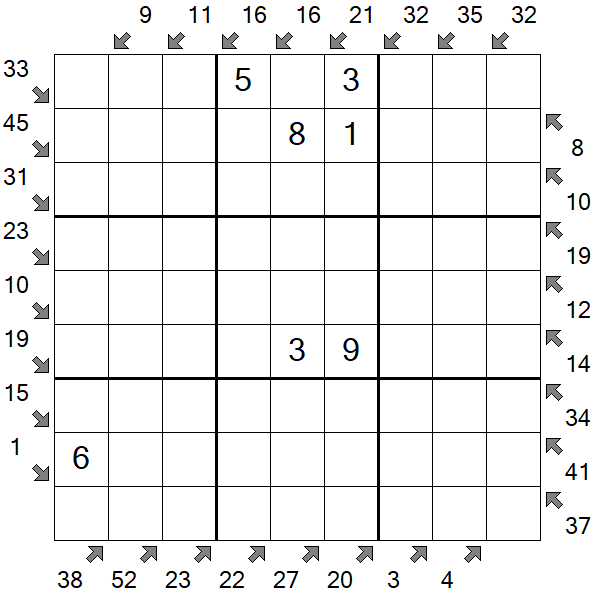 Little Killer Sudoku - Medium
