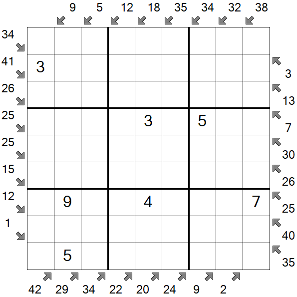 Little Killer Sudoku - Medium