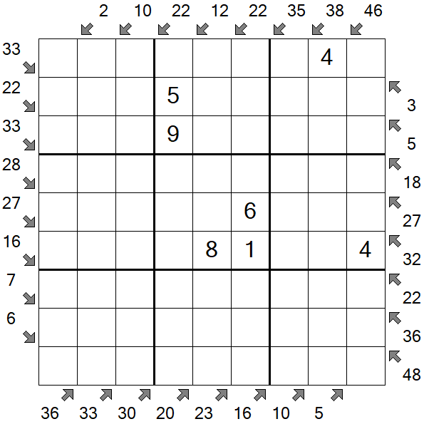 Little Killer Sudoku - Medium