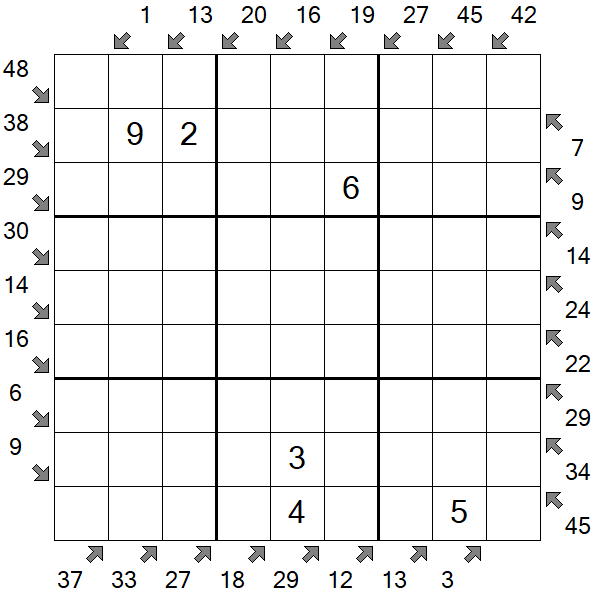 Little Killer Sudoku - Medium
