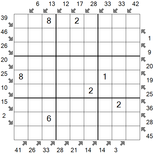 Little Killer Sudoku - Medio