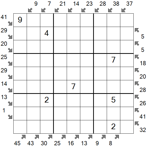 Little Killer Sudoku - Medium