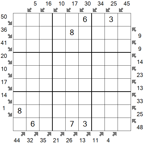 Little Killer Sudoku - Medio