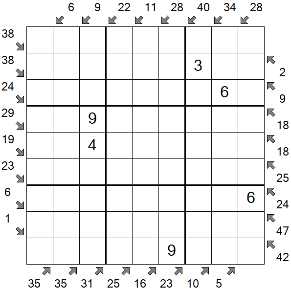 Little Killer Sudoku - Medium