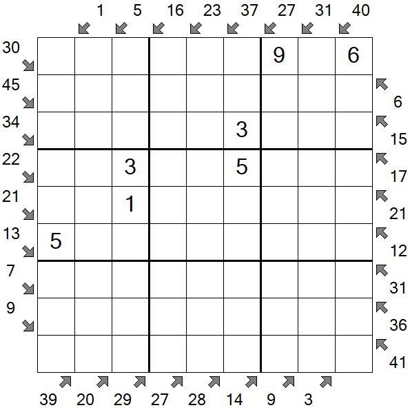 Little Killer Sudoku - Medium