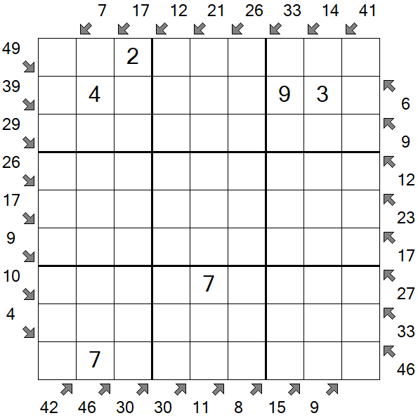 Little Killer Sudoku - Medium