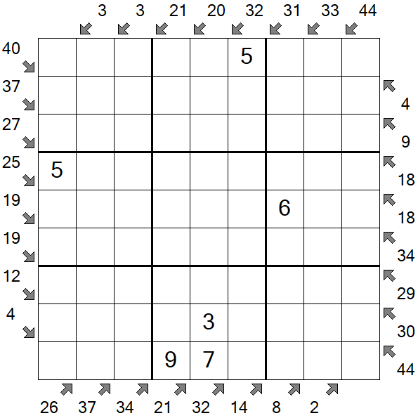 Little Killer Sudoku - Medium