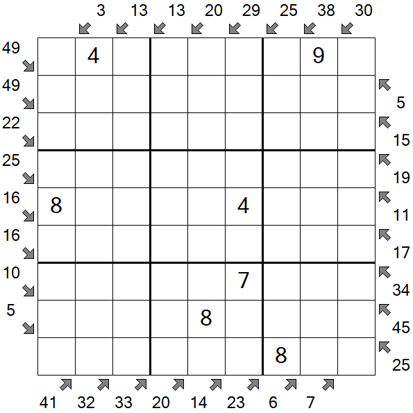 Little Killer Sudoku - Medium