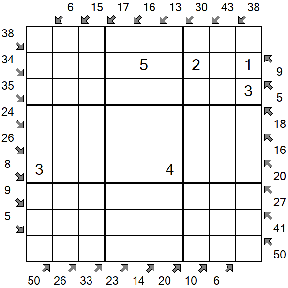 Little Killer Sudoku - Medium
