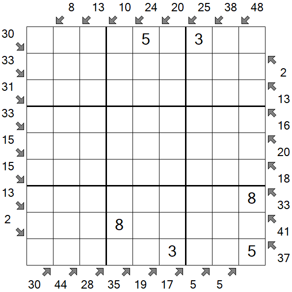 Little Killer Sudoku - Medium