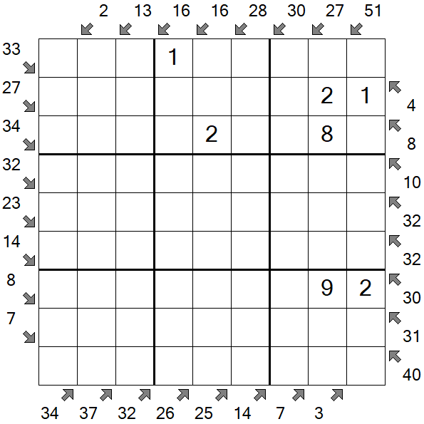 Little Killer Sudoku - Medium