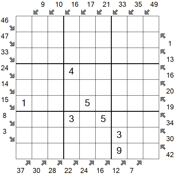 Little Killer Sudoku - Medium