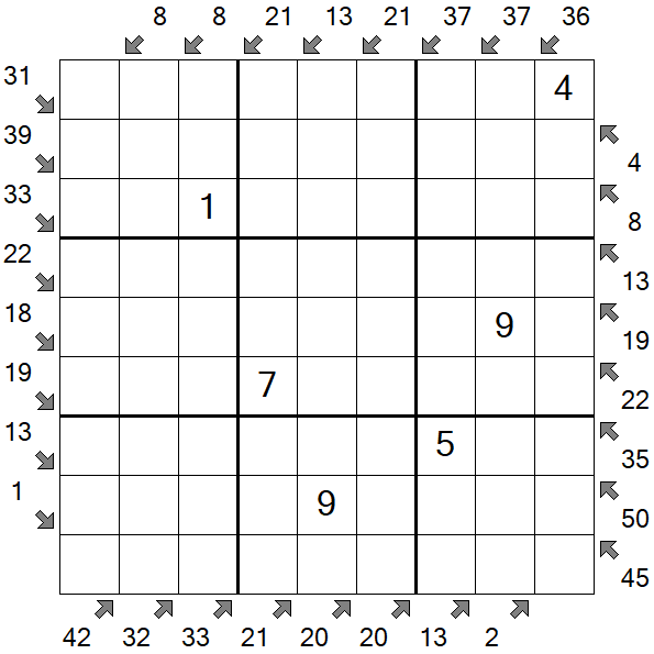 Little Killer Sudoku - Medium