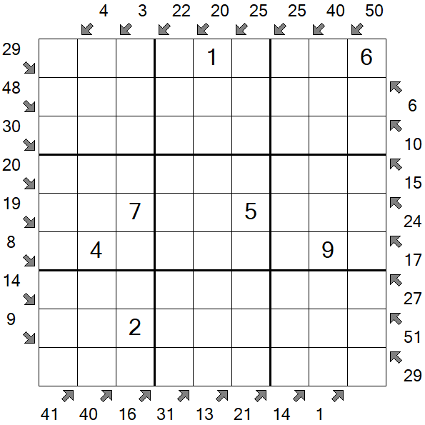 Little Killer Sudoku - Medium