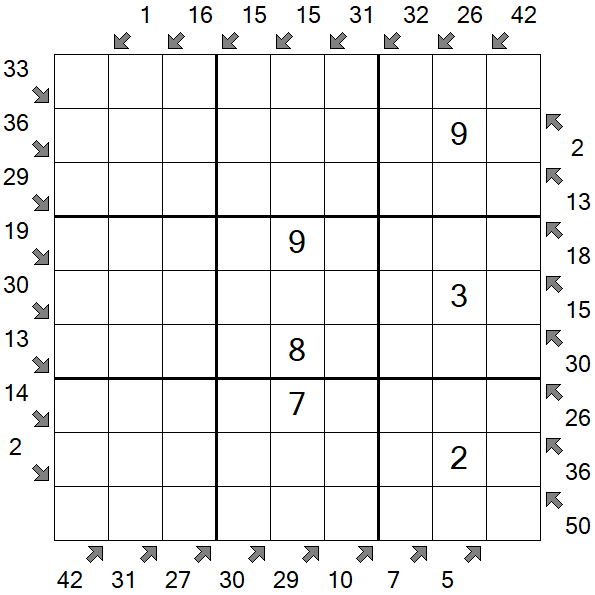 Little Killer Sudoku - Medium