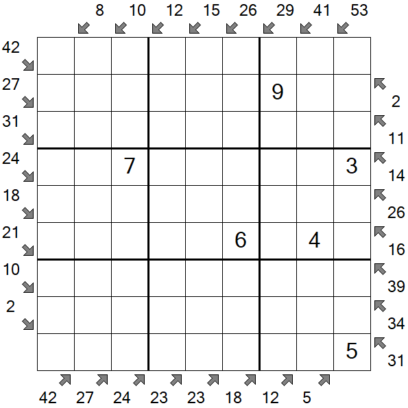 Little Killer Sudoku - Medium