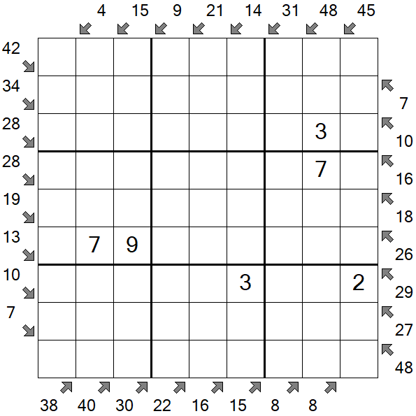 Little Killer Sudoku - Medium