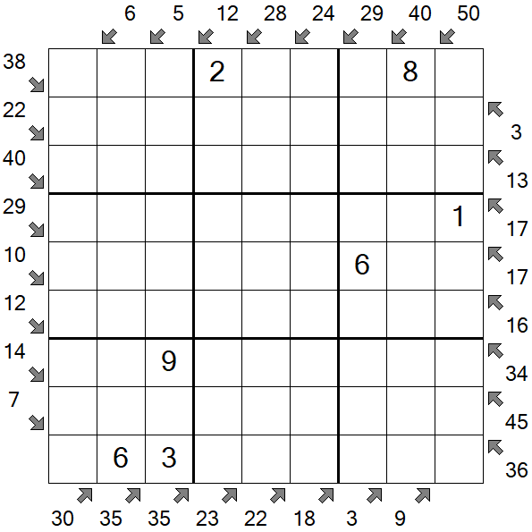 Little Killer Sudoku - Medio