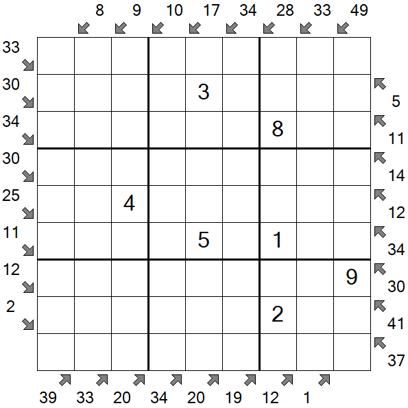 Little Killer Sudoku - Medium